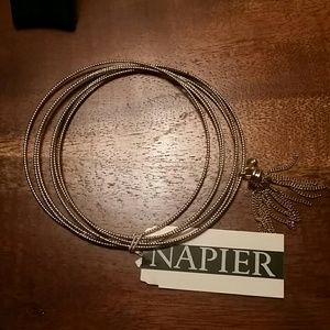 Gold tassel bracelet